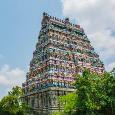 Visit the iconic UNESCO Temples of Tamil Nadu, including Chidambaram, Gangaikonda Cholapuram, and Brihadeshwara