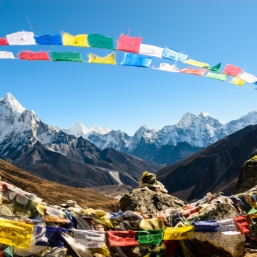 Walking in pristine countryside with outstanding views of vast mountain ranges
