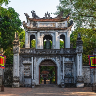 Visit the Temple of Literature, Vietnam’s first university in Hanoi