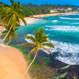 Relax on the pristine southern coastline on Talpe beach
