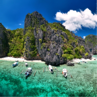Leisure time to explore the beaches of El Nido & Coron