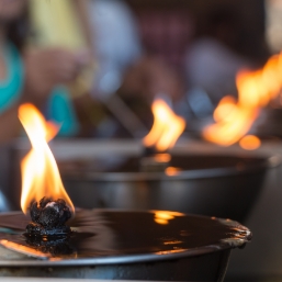 Blessing Ceremony at a village Monastery