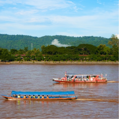 Explore the Golden Triangle and take a longtail boat ride